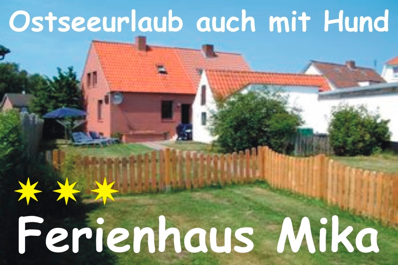 Ferienhaus Mika - Urlaub auch mit Hund Ferienhaus in Deutschland