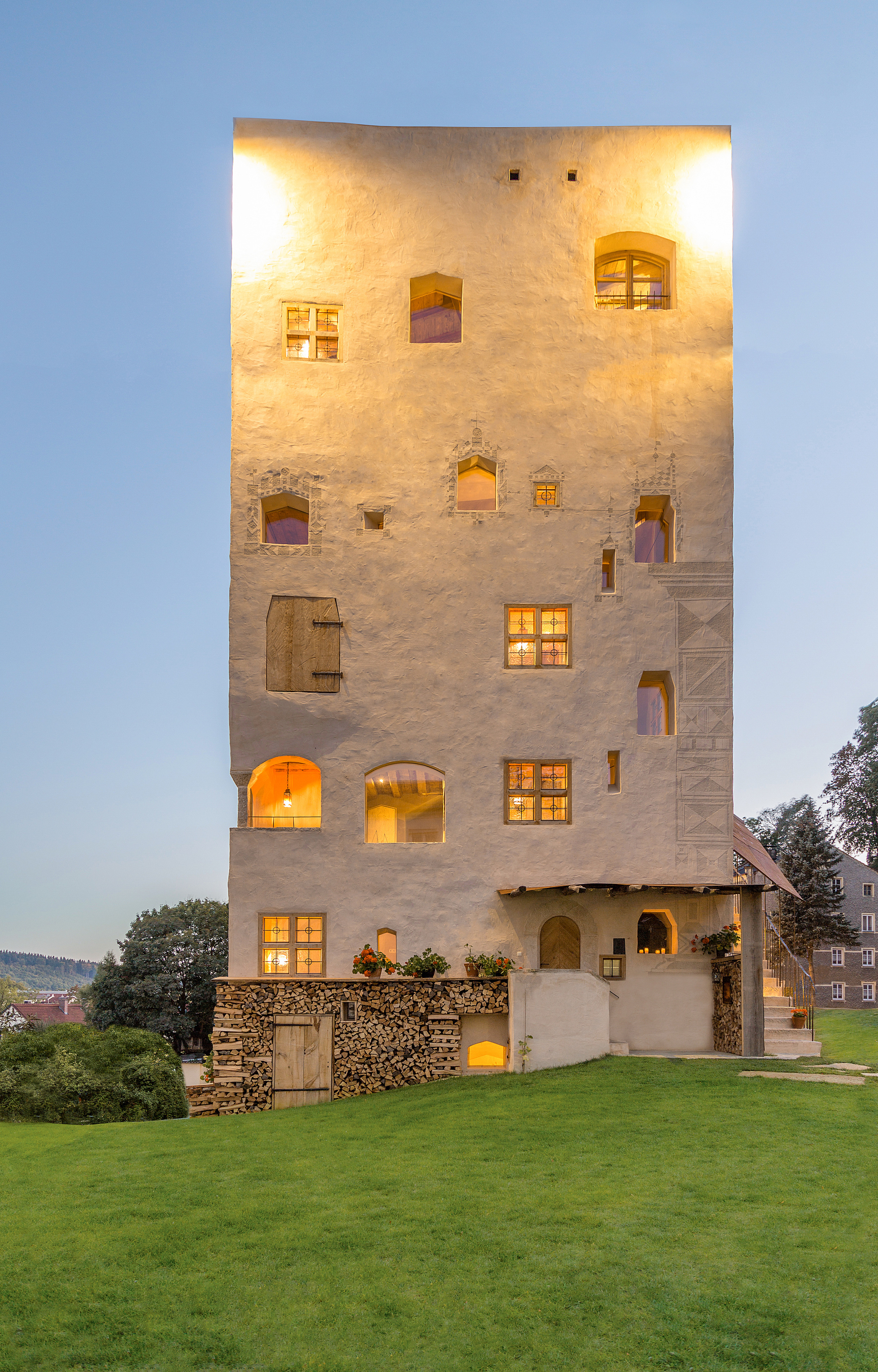Herzogpalais im Turm zu Schloss Schedling Ferienwohnung in Deutschland