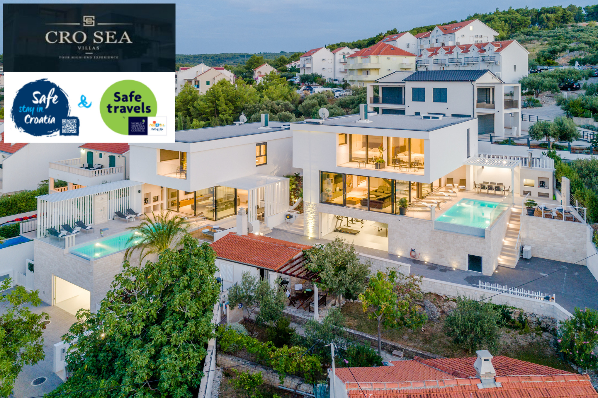 Luxury Villa Complex "Vitae & Pax" w Ferienhaus  kroatische Inseln