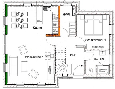 Foto 21 Ferienhaus Ostfriesland Dornum & Umgebung Ferienhaus Urlaubsglück (Objekt 91862) buchen