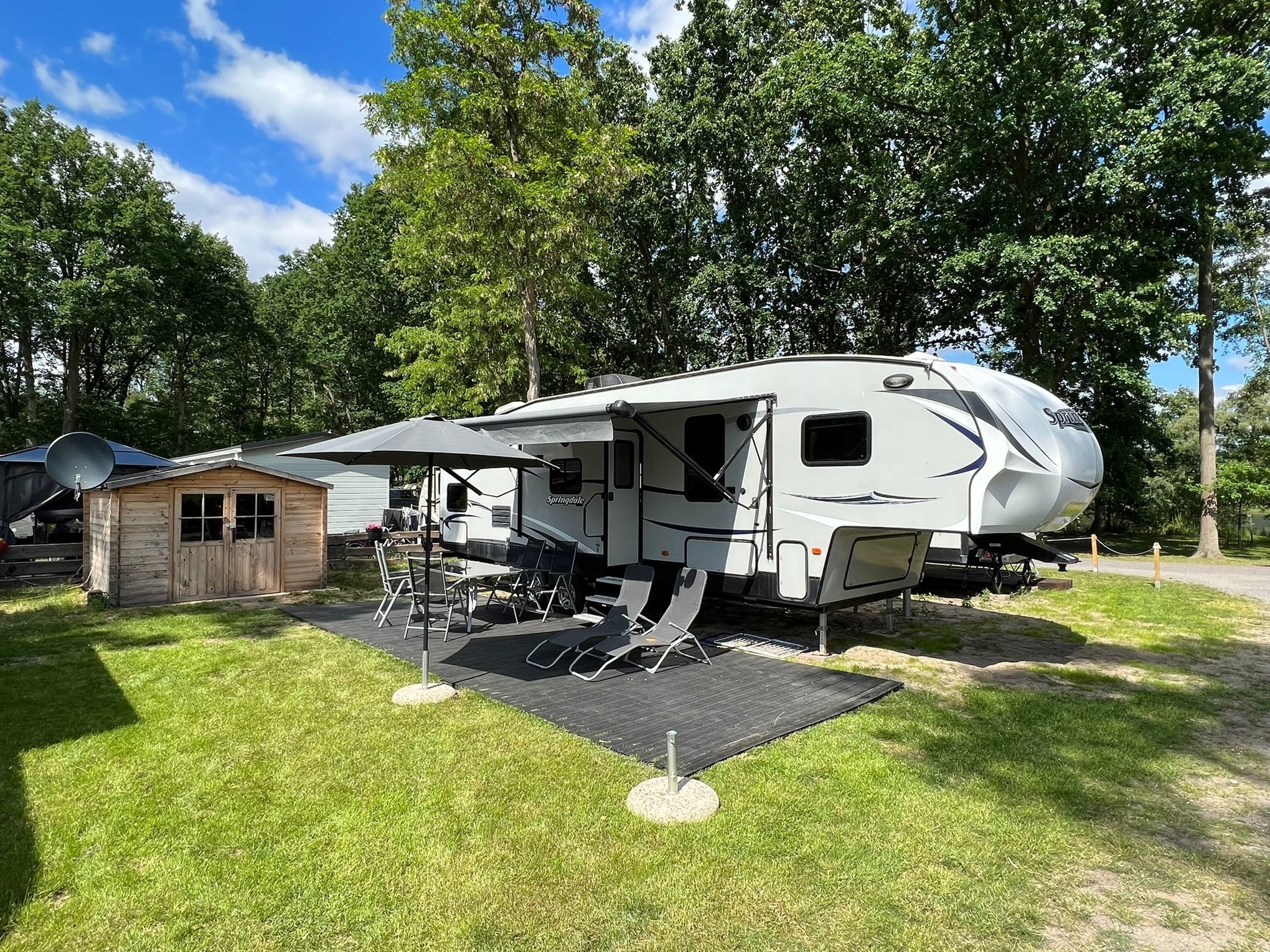 Springdale US-Wohnwagen Ferienwohnung  Havelland Fläming