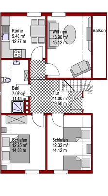 Foto 5 Ferienwohnung Ostfriesland Borkum Grietjes Huus Wohnung Binnenwiese (Objekt 1919) Reise