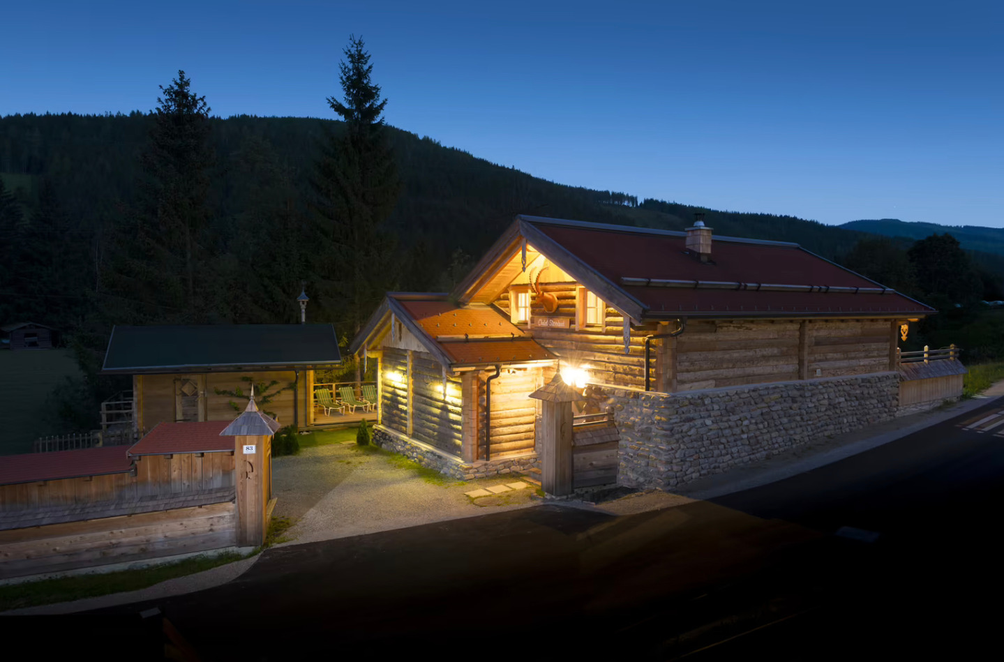 Chalet  mit HotPot, Saunahütte Steinbock by FeWo-Plancom St. Martin (STMA104) — Foto 21