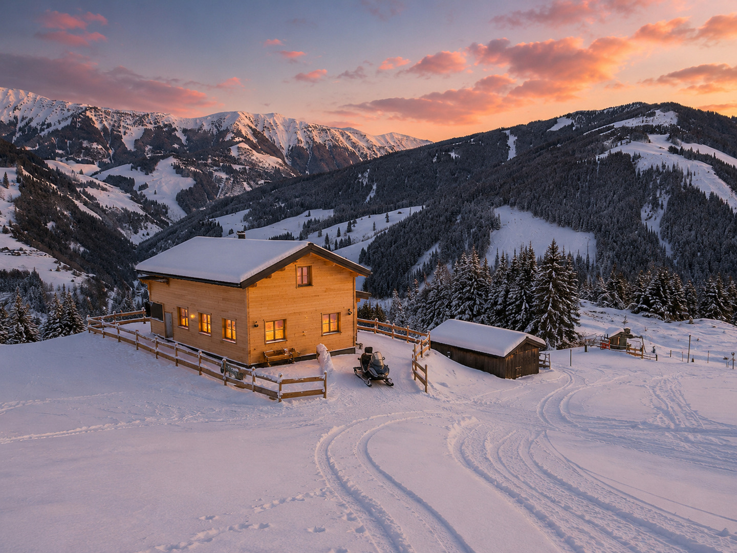 Hüttenurlaub in der Lipphütte in Rauris traumhafte Alleinlage mitten im Skigebiet & Wandergebiet – Bild 3