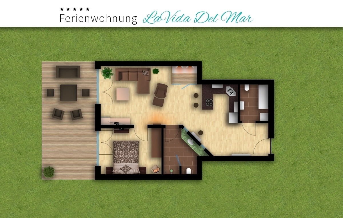 Luxus-Ferienwohnung mit Infrarot-Sauna, Massagesessel, Terrasse & Strandnähe in Zingst by FeWo-Plan – Bild 32