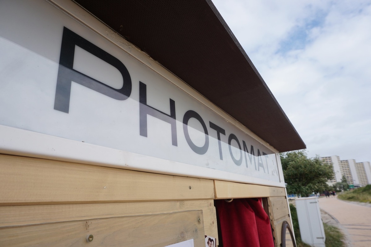 Photomat am Südstrand auf Fehmarn