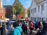Flohmarkt in der Fußgängerzone...