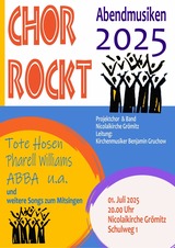 Abendmusik 2025 - Chor rockt