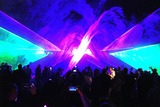Lasershow im Kurpark