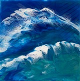 Malkurs Wellenrauschen mit Resin