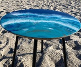 Malkurs: Ocean Coffee-Table mit Resin