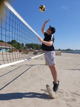 Beachvolleyball Turnier am Sportstrand