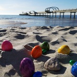 Traditionelles Eierpunschtrinken