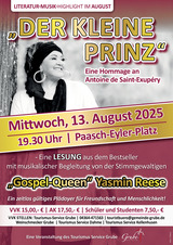 Konzert mit Lesung:  "Der kleine Prinz" Eine Hommage an Antoine de Saint-Exupéry."