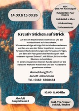 Kreativ Sticken auf Strick