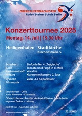 Konzert in der Stadtkirche - Oberstufenorchester Rudolf Steiner Schule Berlin