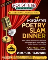 Poetry Slam Dinner