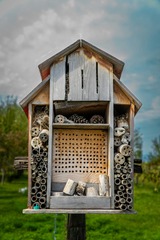 Einladung zum Bau eines Wildbienenhotels für den heimischen Garten in der Stadtbücherei Oldenburg in Holstein für Kinder ab 8. Jahren